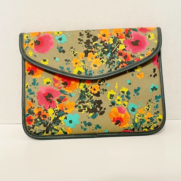 Target Floral iPad Tablet Case Canvas Velvet - Picture 1 of 7